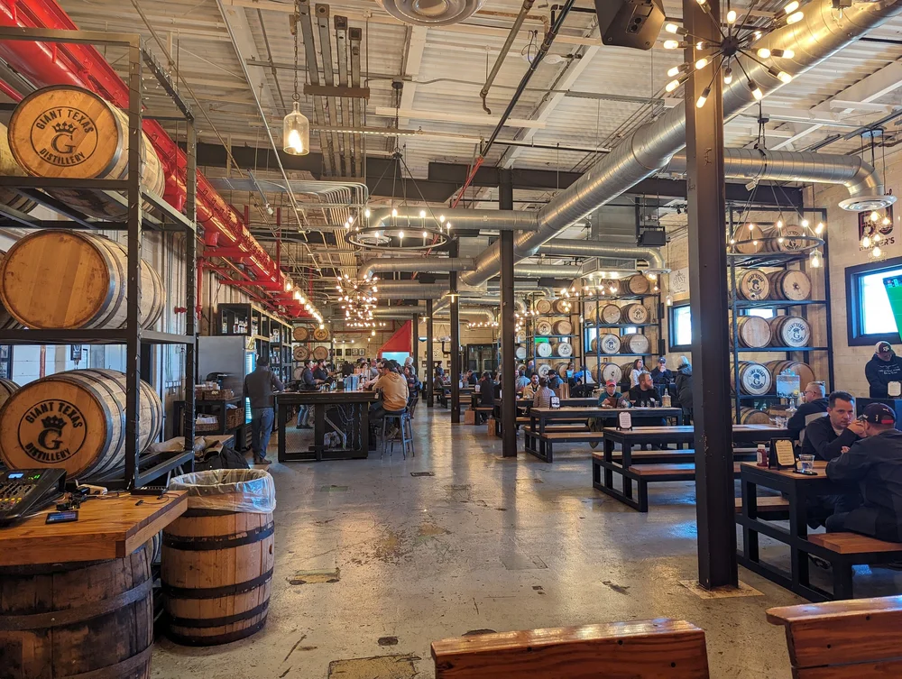 The other end of the tasting room