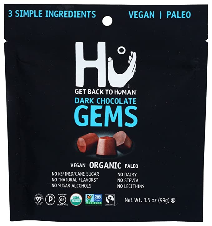 HU KITCHEN Organic Dark Chocolate Gems