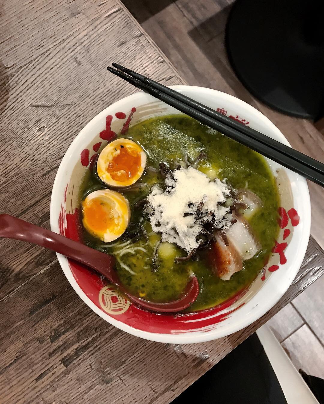 I always go to @butaoramen whenever I'm craving for ramen in Macau 🍜 the broth is very strong so I'd recommend circling the &quot;light&quot; option if you're not a fan of a heavy &amp; thick broth. The egg is marinated well but could be cooked a ti