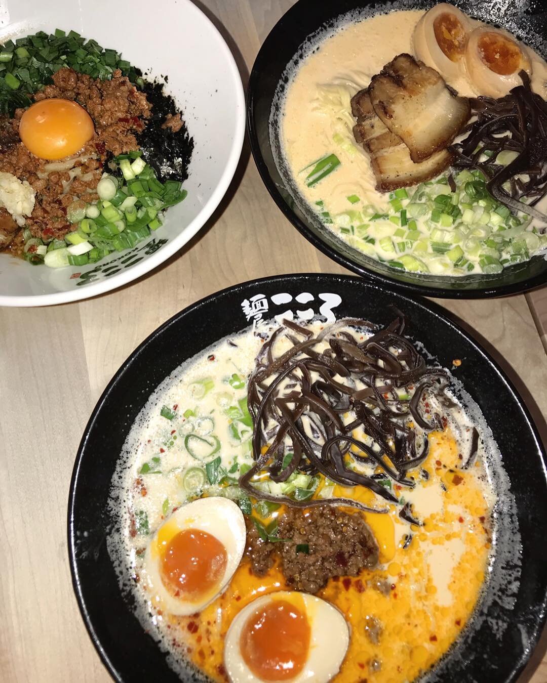 It was my first time trying @kokoro_mazesoba today and I think it's now my favourite ramen place!! The broth was so creamy and the egg was soOo good 😭 wish the char siu was softer tho

Really wanted to try their desserts but the ice cream machine fo
