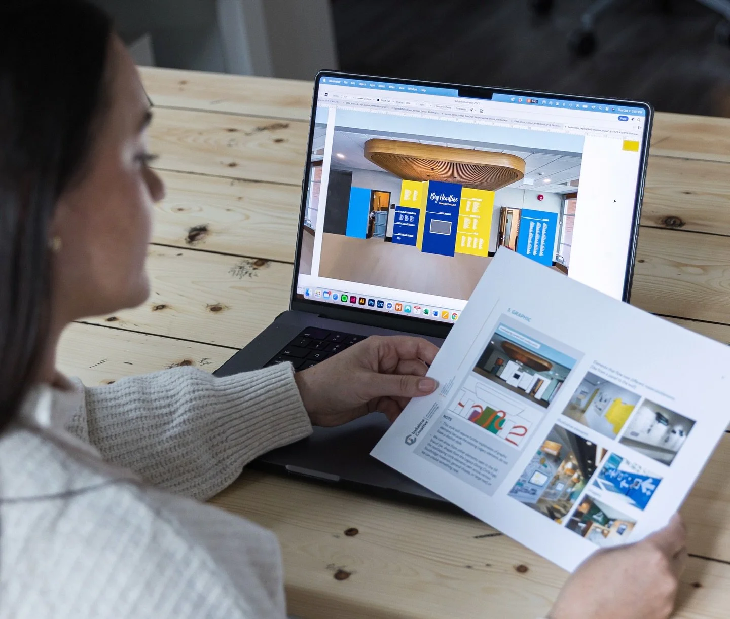 Good signage helps people navigate their space. Great signage tells a story about your brand.
When we design signage, we approach the project on multiple levels: experience, brand, functionality, and the surrounding environment.
We love working on th