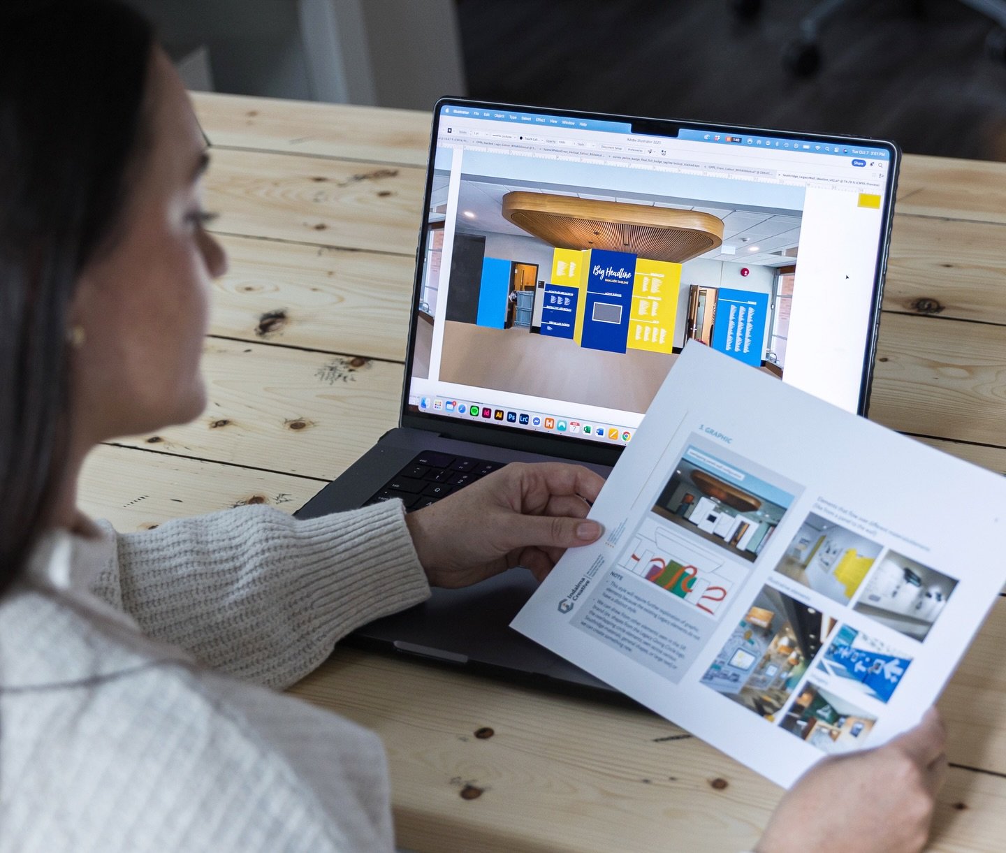 Good signage helps people navigate their space. Great signage tells a story about your brand.
When we design signage, we approach the project on multiple levels: experience, brand, functionality, and the surrounding environment.
We love working on th