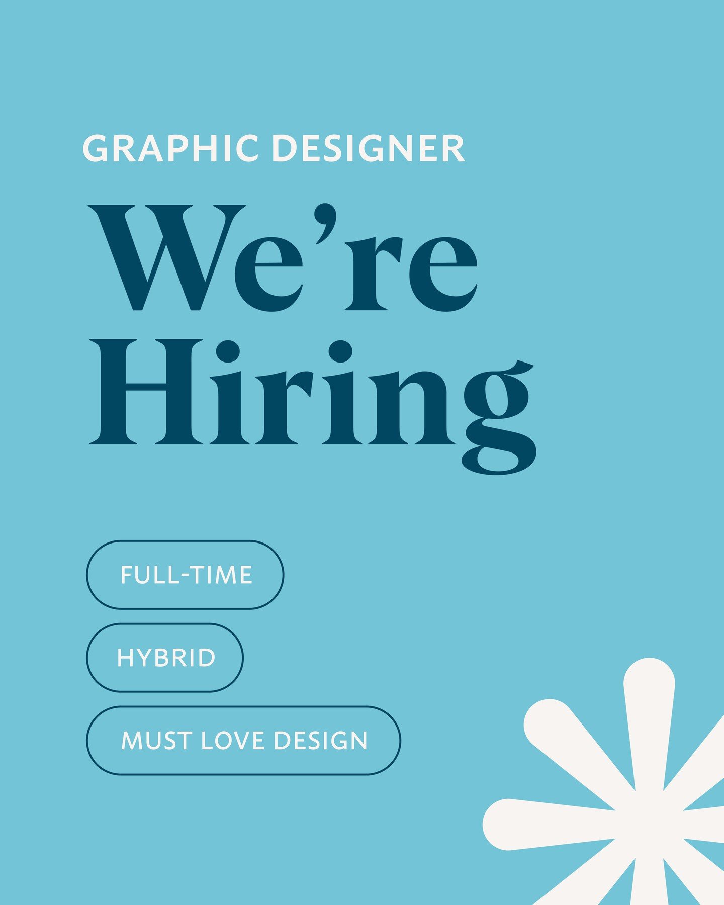 We&rsquo;re hiring: Graphic Designer.

Got an eye for detail, a soft spot for good branding, and a passion for visual communication? Indalma Creative is looking for someone who can think through a problem, ask good questions, and turn that thinking i