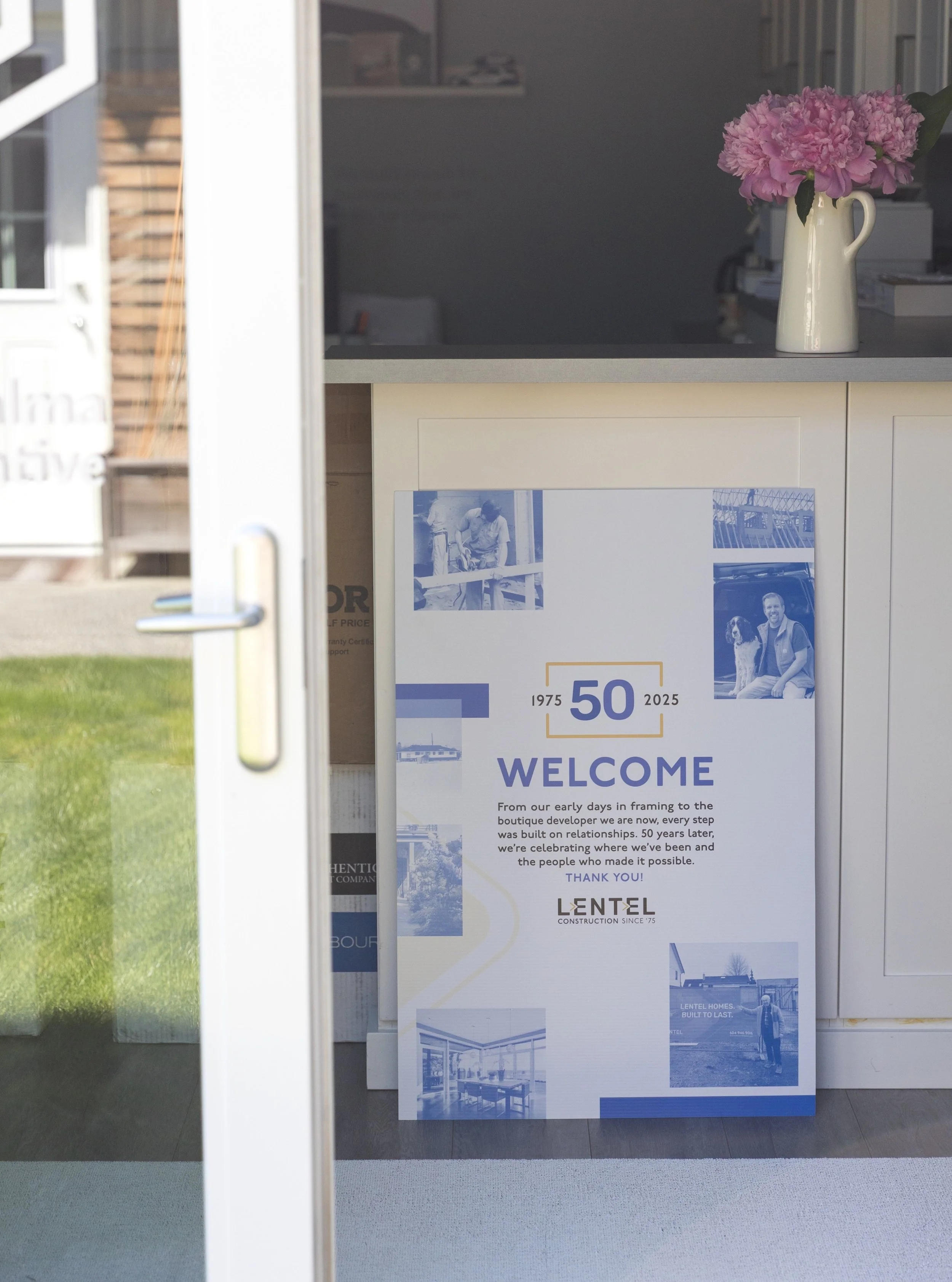 As @lentelconstruction heads into its 51st year in business, we're looking back on a pretty special celebration. 
Last year, they marked 50 years by bringing together the people who have been part of their legacy - staff, clients, partners, friends, 