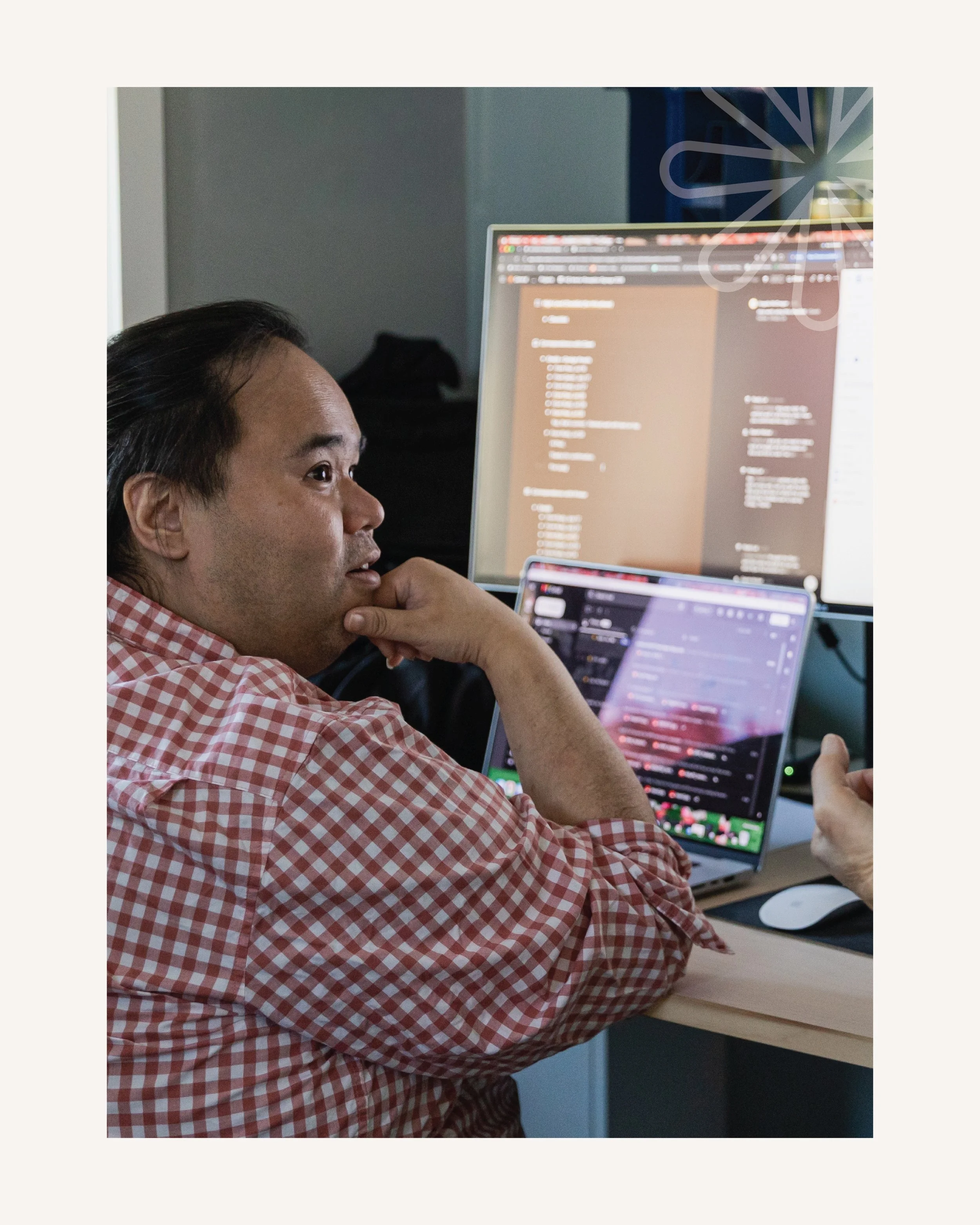 Behind every successful creative project is a well-built process.
Our Project Manager, Rudy, helps bring structure to every project we take on. He keeps conversations moving, details organized, and momentum steady so our creative ideas have the space
