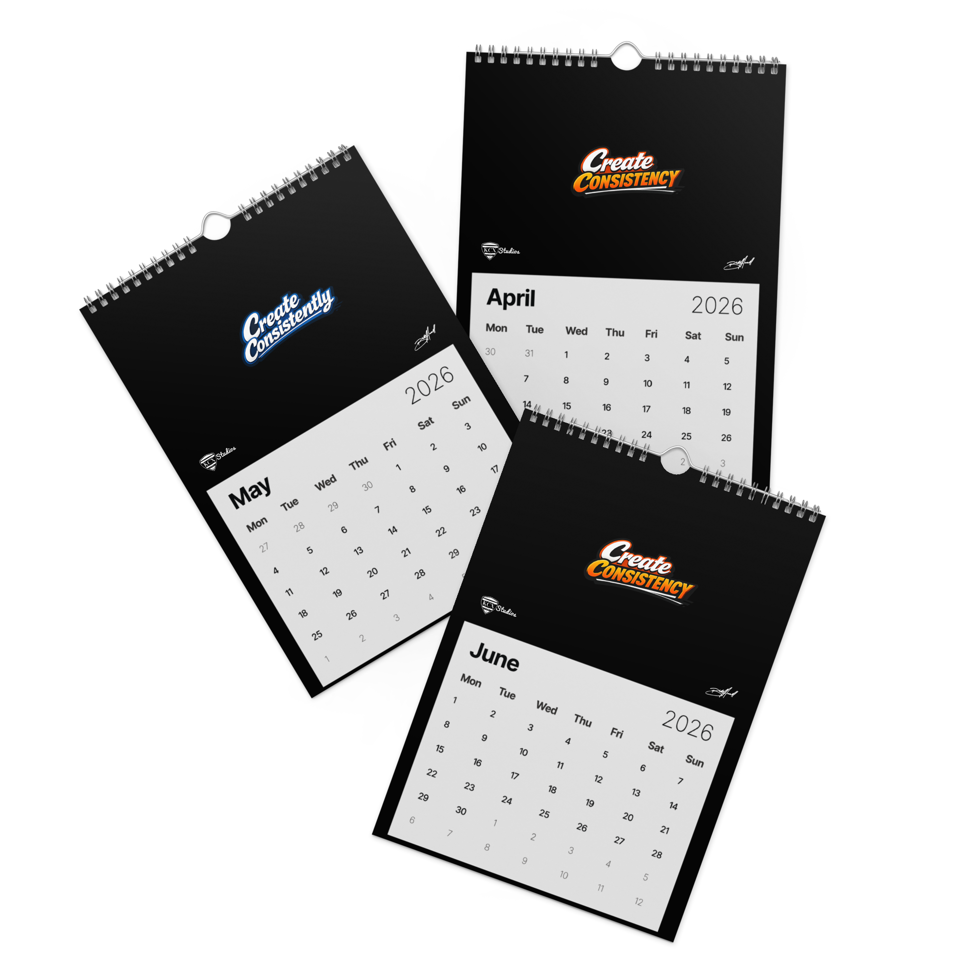 Consistency Calendar (2026) — KCX STUDIOS 3.0