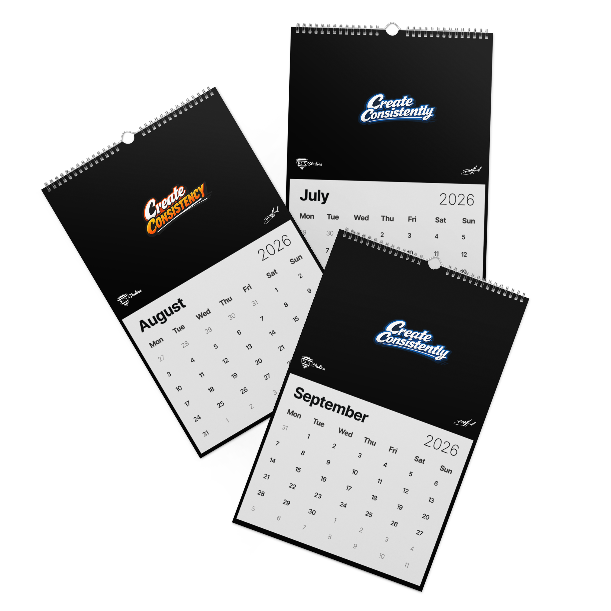 Consistency Calendar (2026) — KCX STUDIOS 3.0