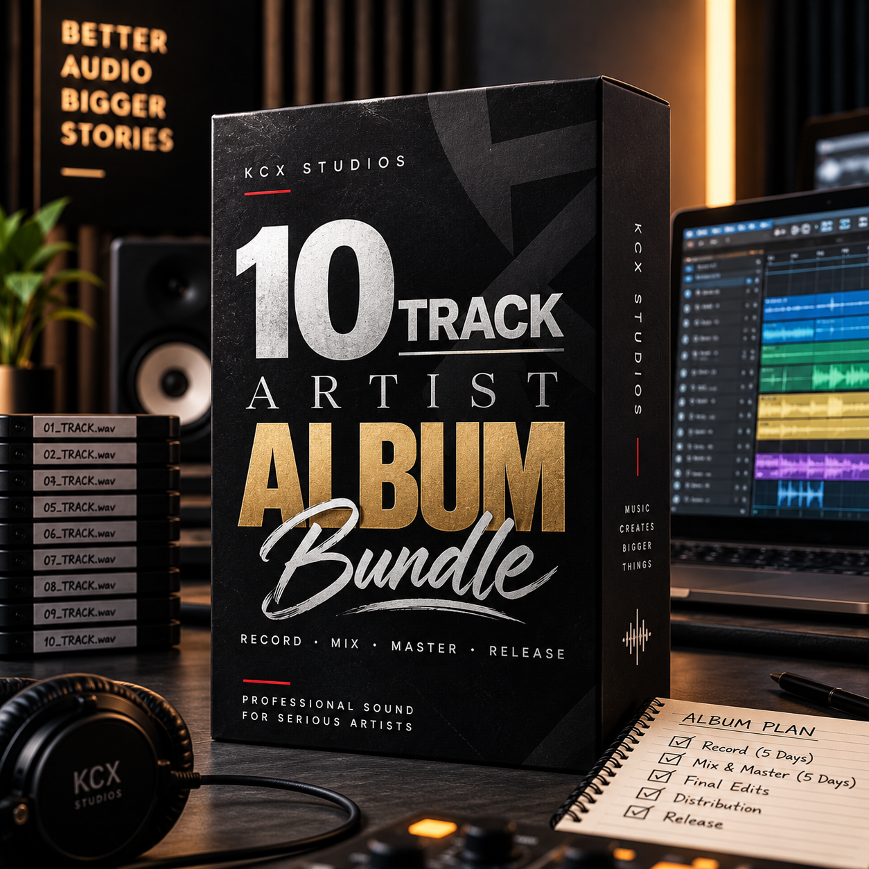 10 TRACK ARTIST ALBUM (BUNDLE)