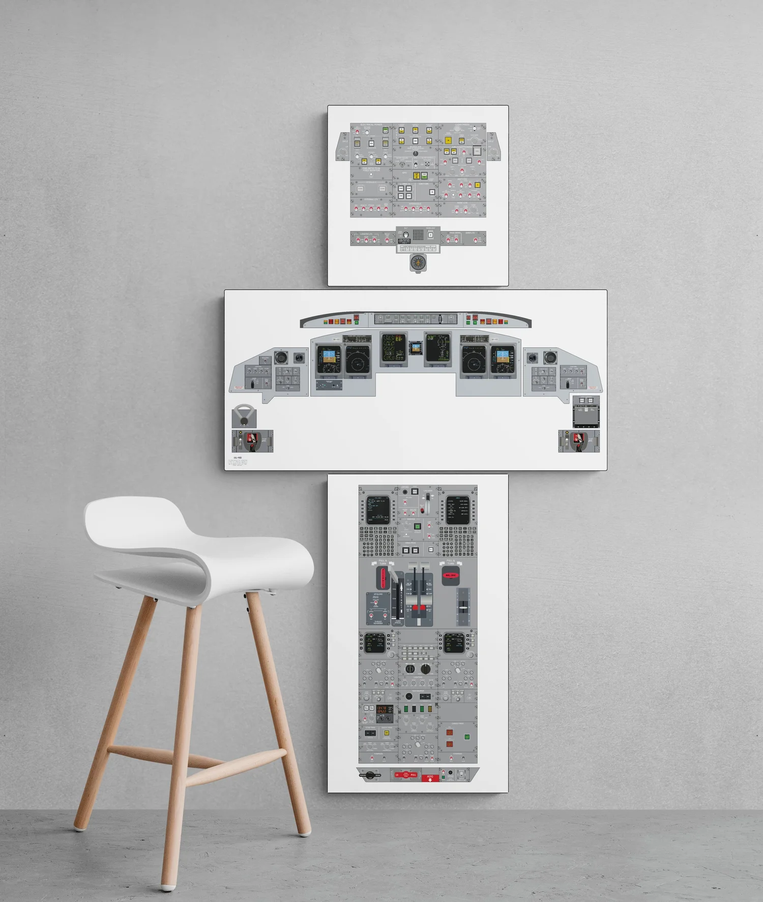 Crj 900 Cockpit Overhead Panel