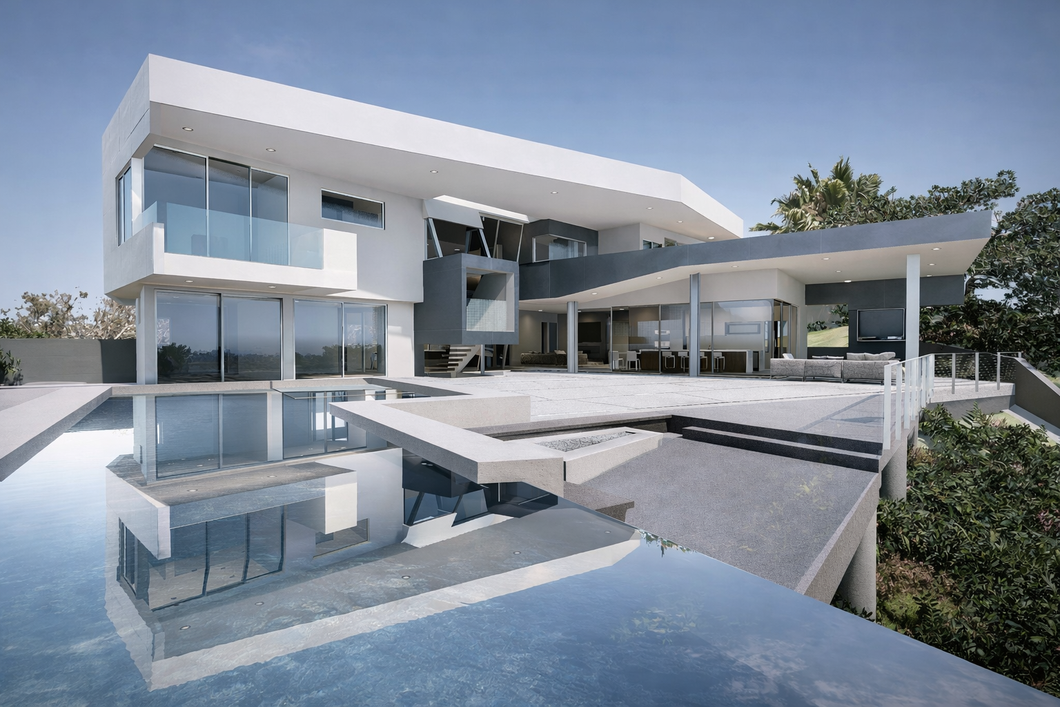 Modern home with infinity pool in Encino.png