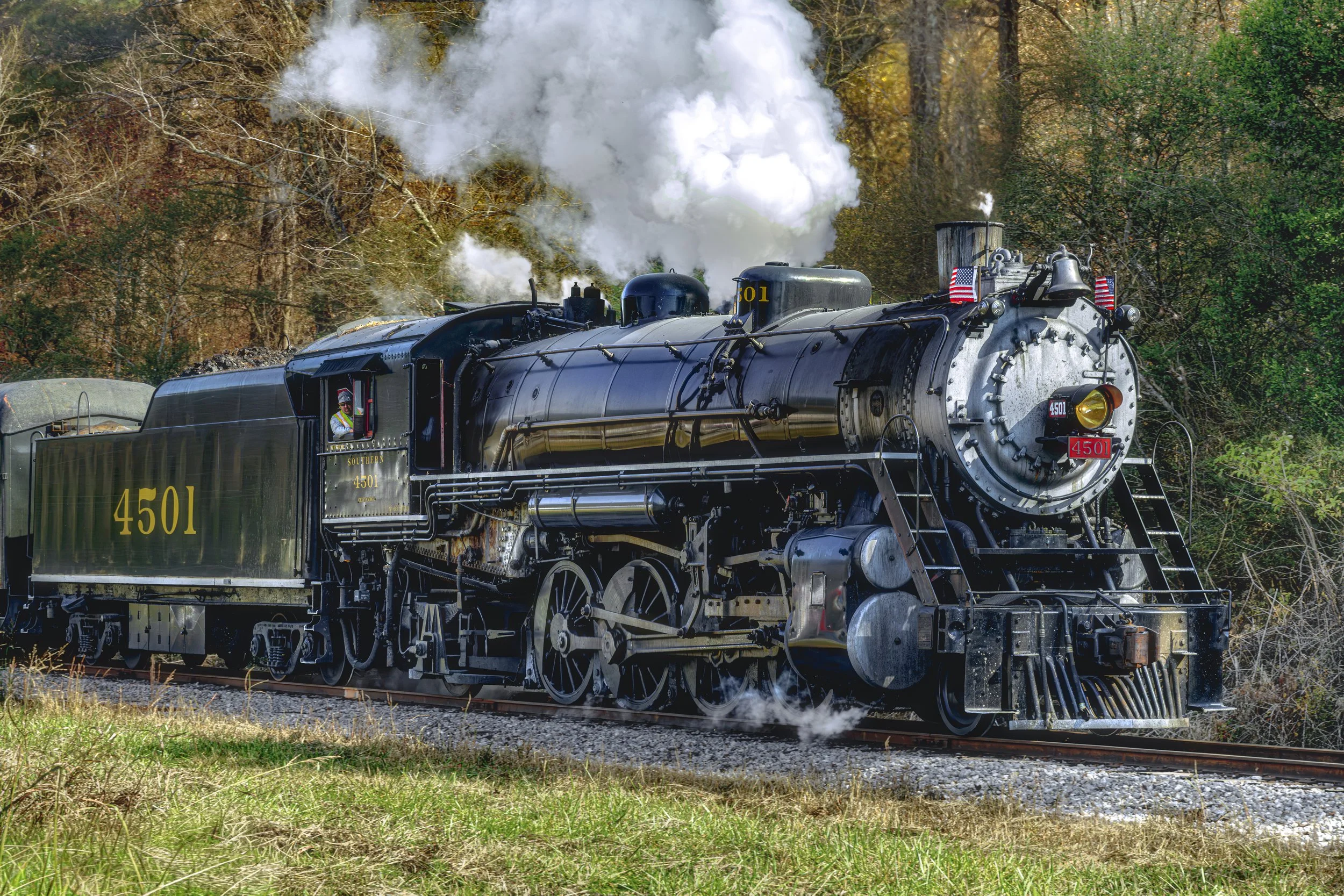 Majestic Southern 4501 Locomotive Photograph