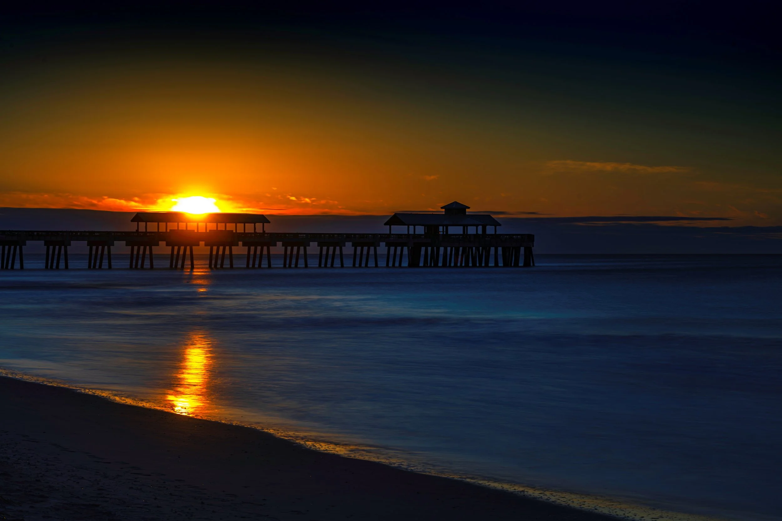 Folly Beach Pier at Sunrise