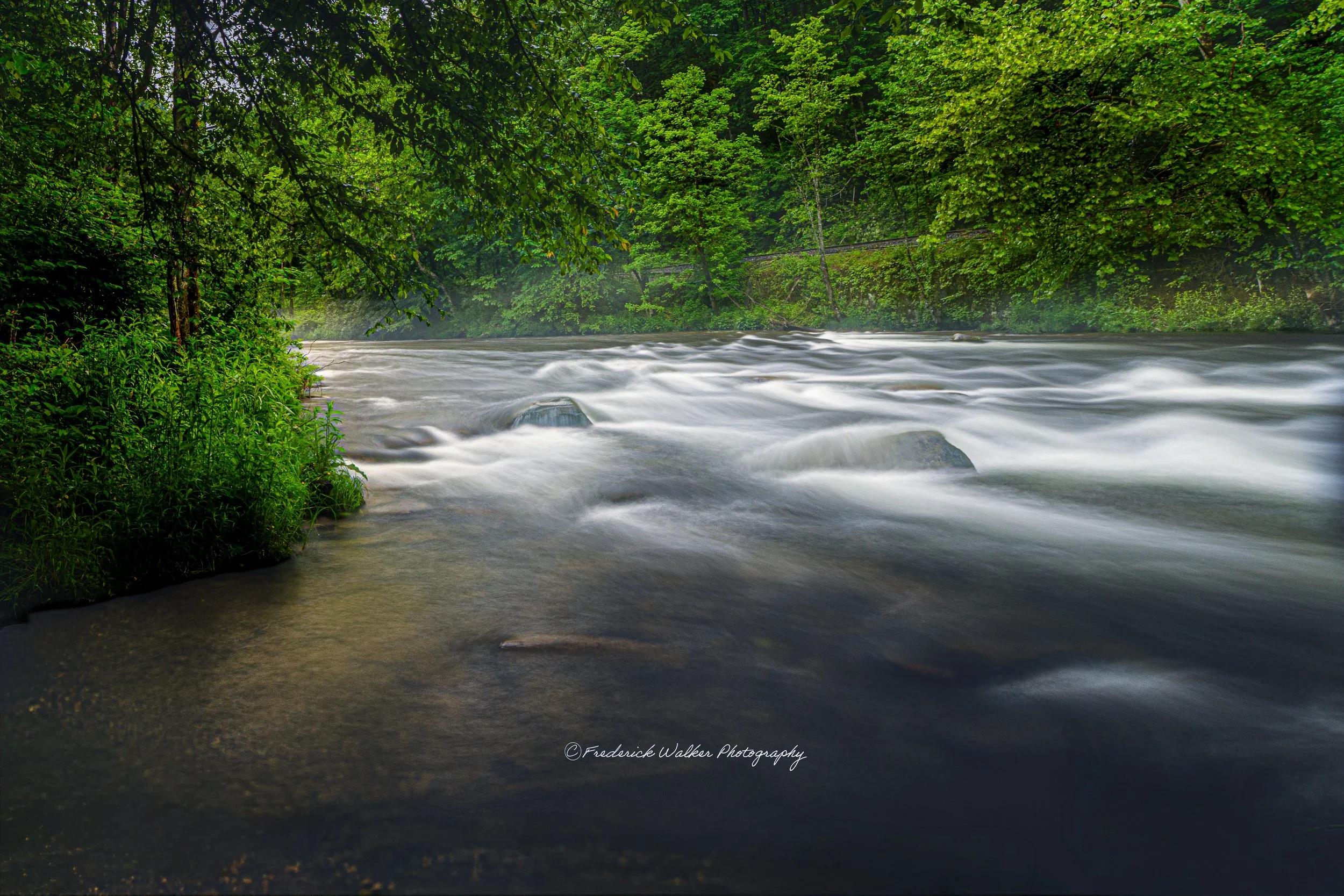 Nantahala River, Nantahala National Forest, Bryson City, North Carolina.