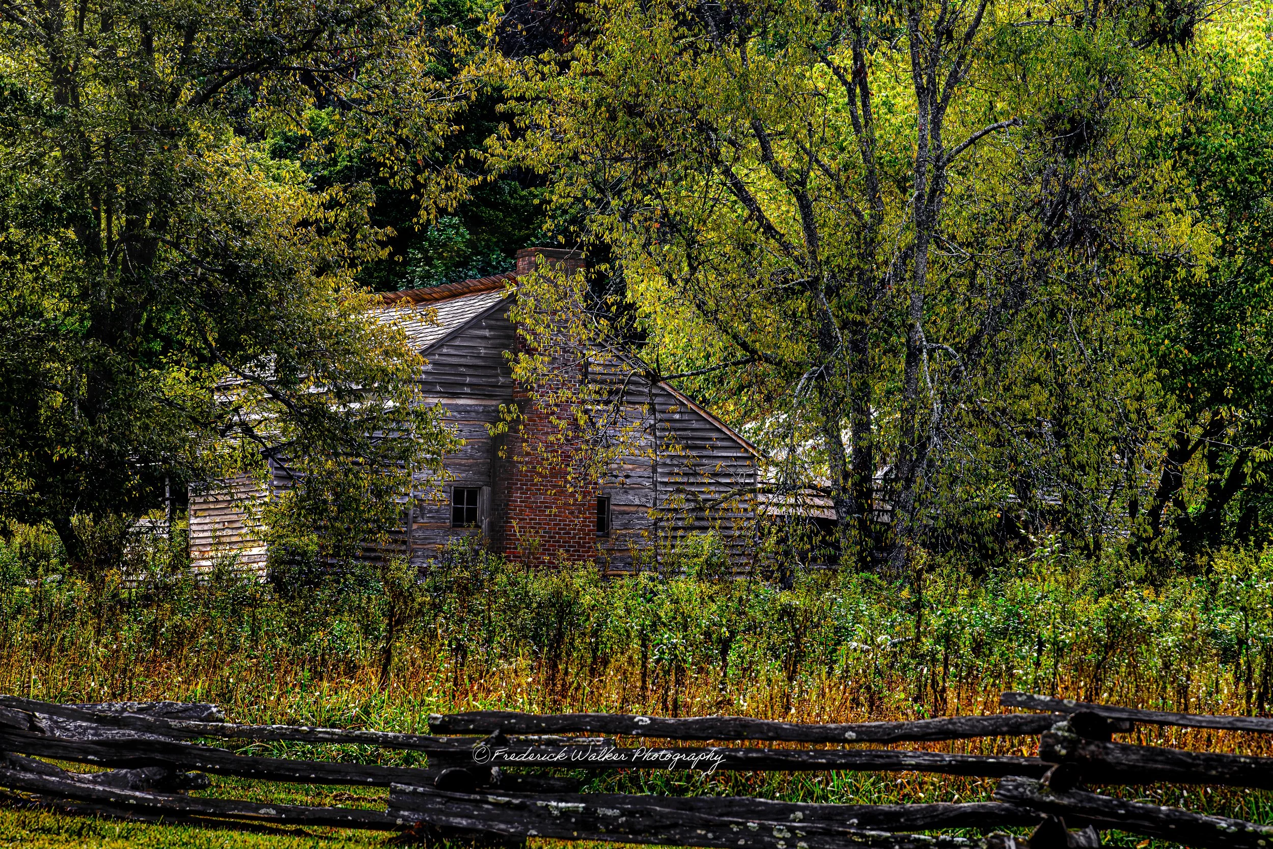 Rustic Cades Cove Tipton Cabin Fine Art Print