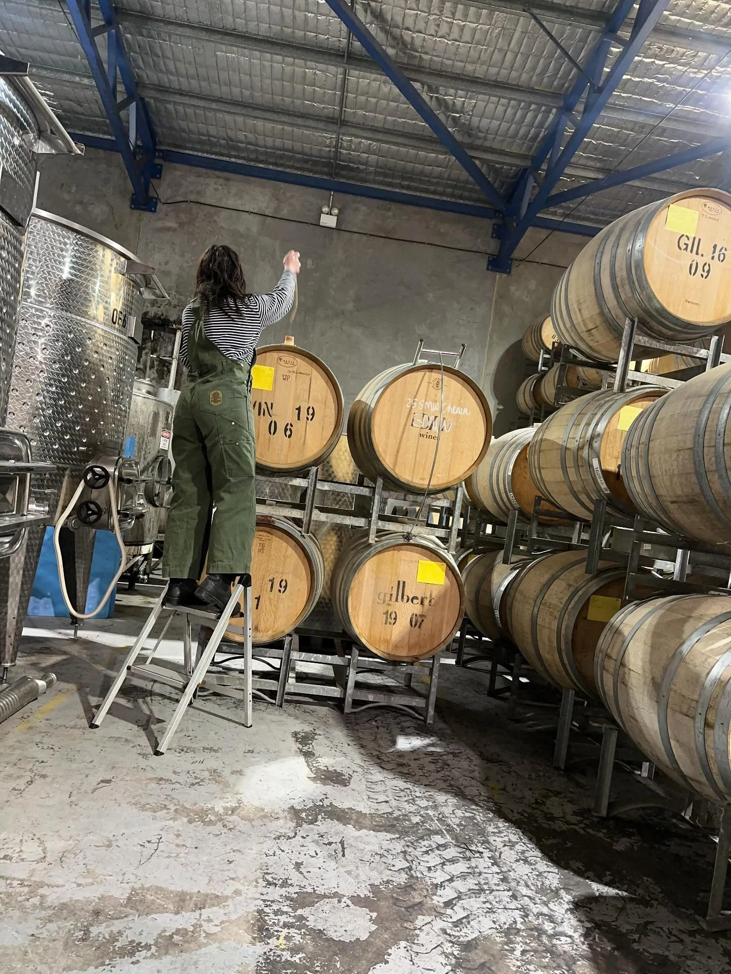 Chenin Blanc Sunday&rsquo;s! @sukworkwear @nswwine #femalewinemaker