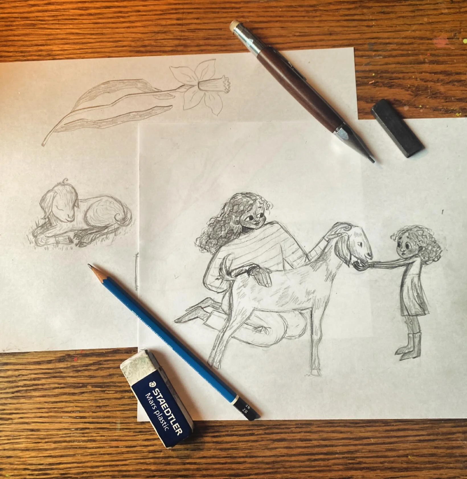 Some springtime sketches!