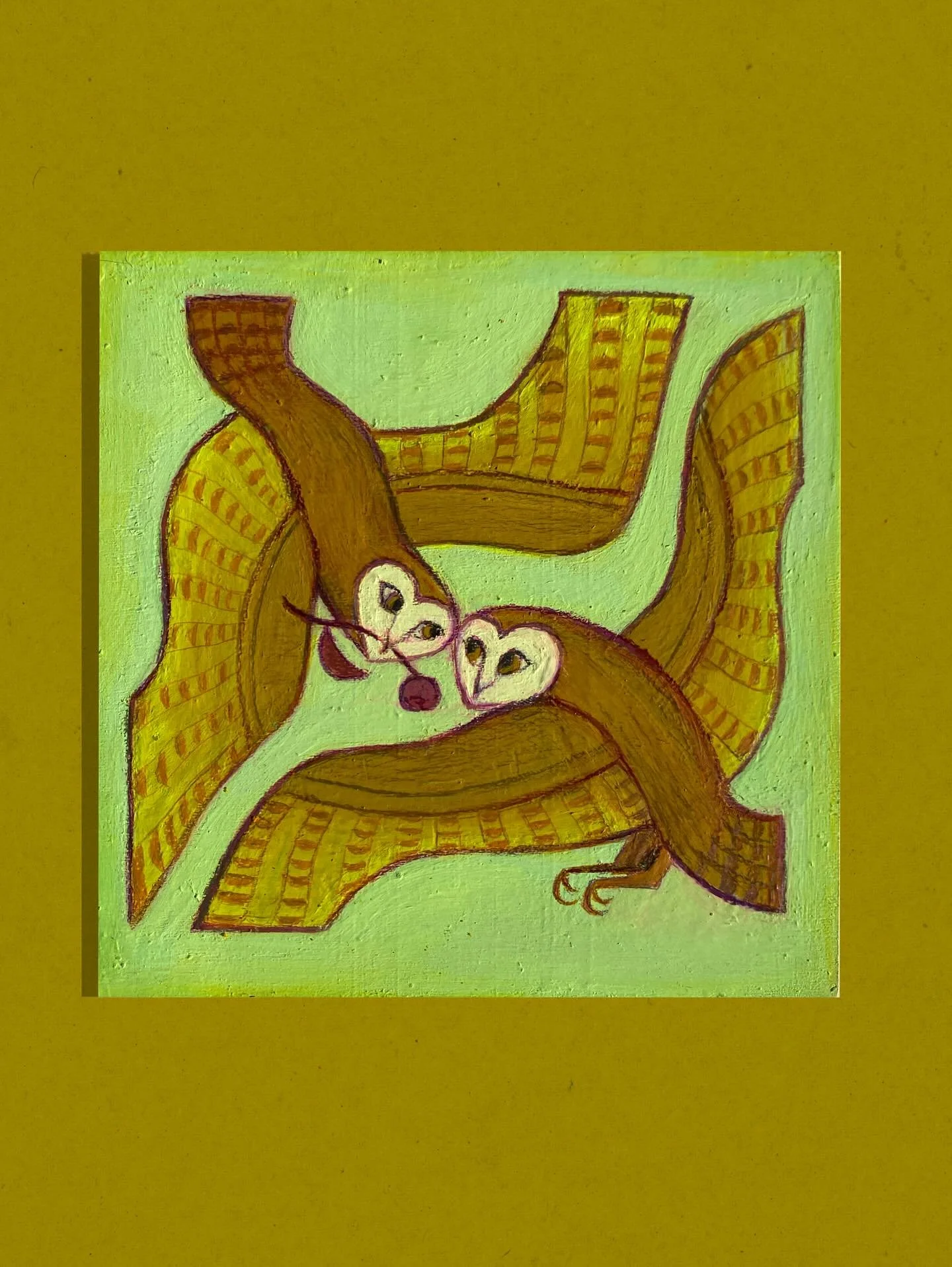 The 5x5 show opens tonight @thepurpledoorpdx! There&rsquo;s a bunch of great art by a bunch of local, amazing artists! Come check it out both online on @thepurpledoorpdx &lsquo;s website and in person!