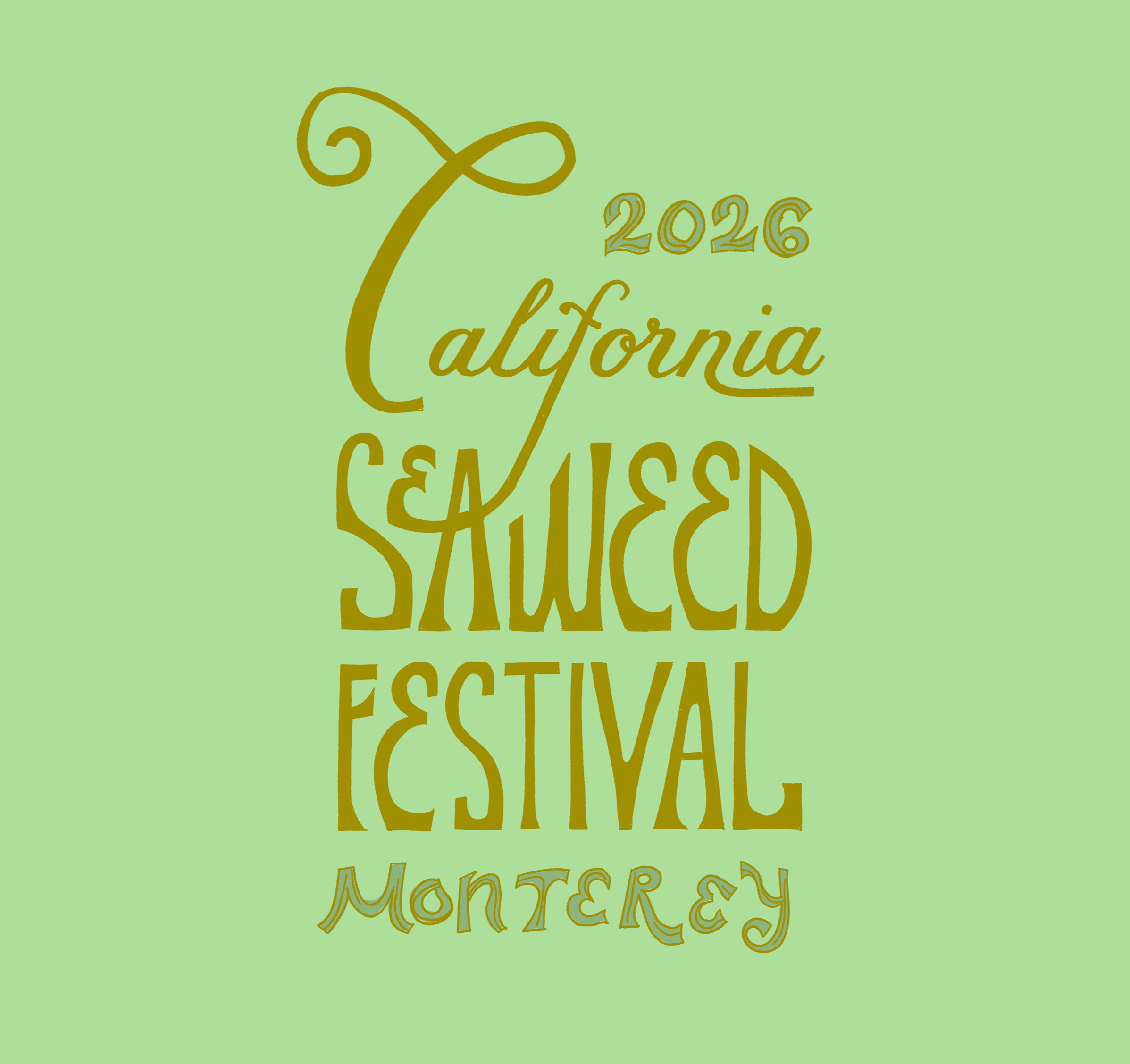 California Seaweed Festival Poster