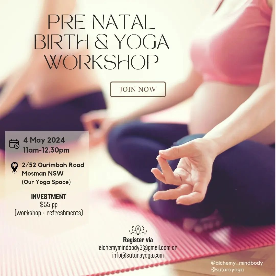 I am thrilled to collaborate with @alchemy_mindbody for an enriching Prenatal Yoga Workshop on May 4 🧘🏻&zwj;♀️.
Connect deeply with your baby and body, reduce stress and anxiety, and prepare yourself for childbirth with poise and strength.

Attend 