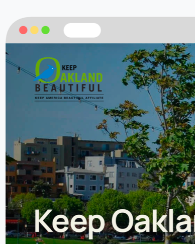 Keep Oakland Beautiful Redesign