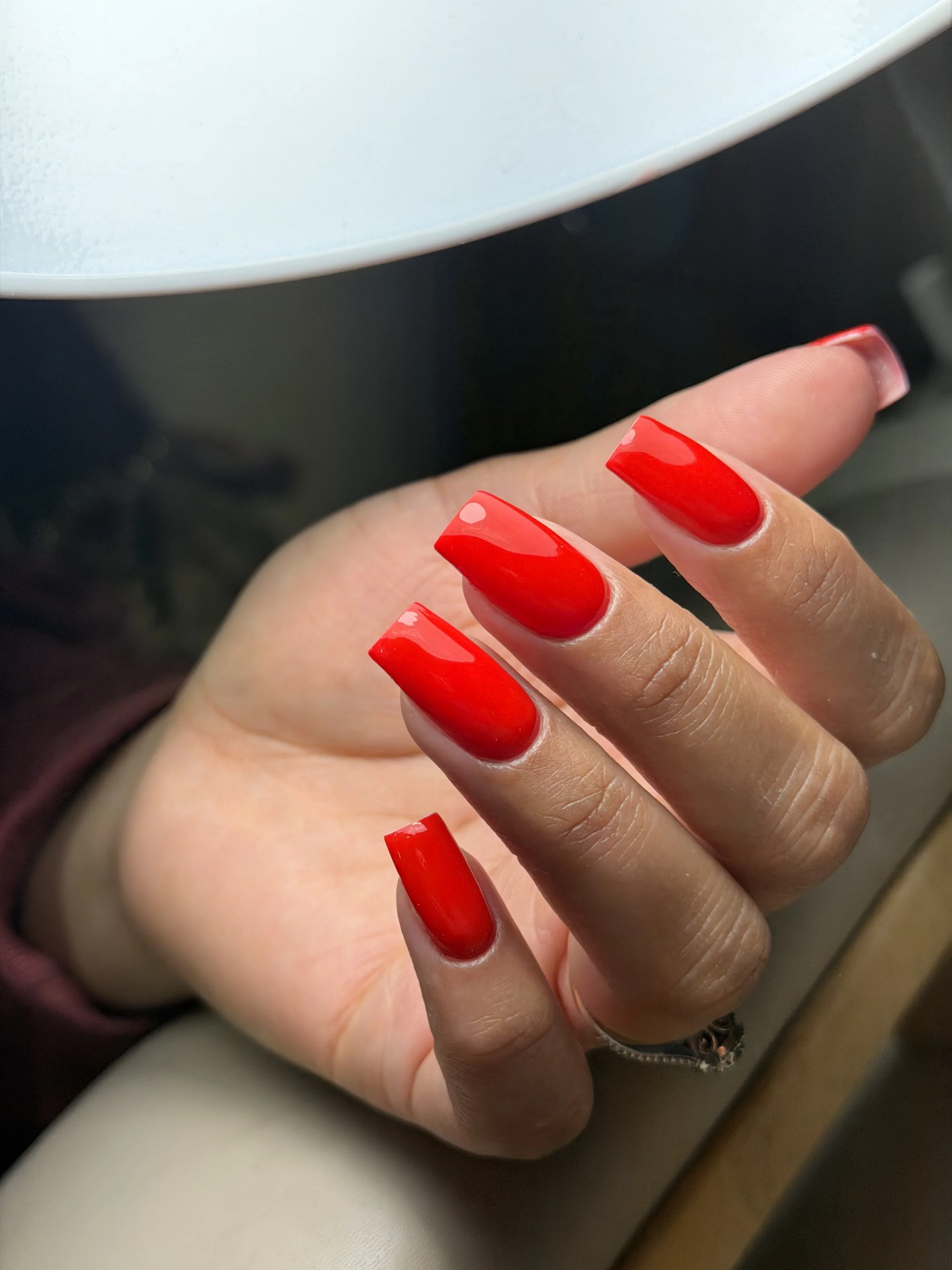 red square nails