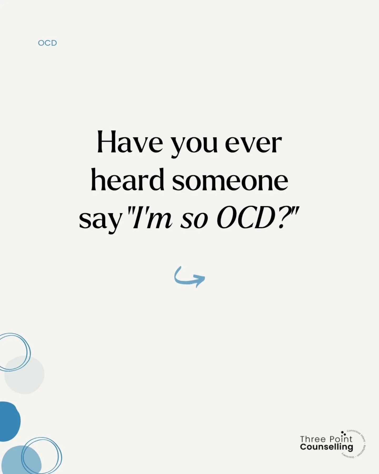 This post is a soft reminder about how our words can affect one another.

A lot of us have used phrases like &ldquo;I&rsquo;m so OCD&rdquo; without thinking much about it. But when we say &ldquo;I&rsquo;m so OCD,&rdquo; it can accidentally make real 