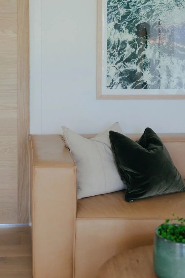 North Star Sofa in Tan Leather