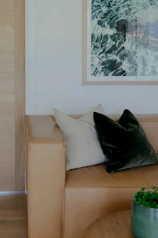 North Star Sofa in Tan Leather