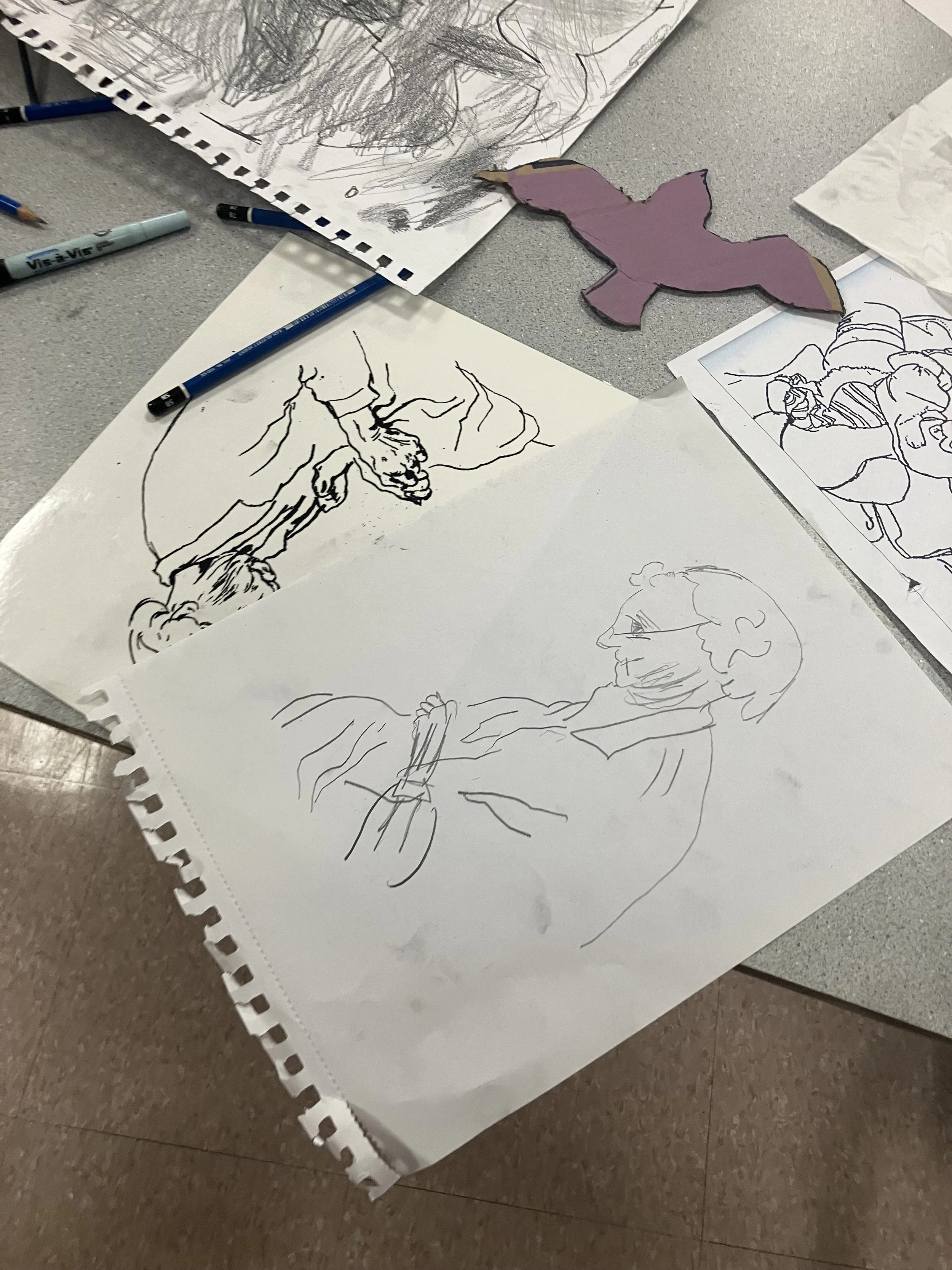 Upside Down Exercise by Betty Edwards’ Drawing on The Right Side of the Brain