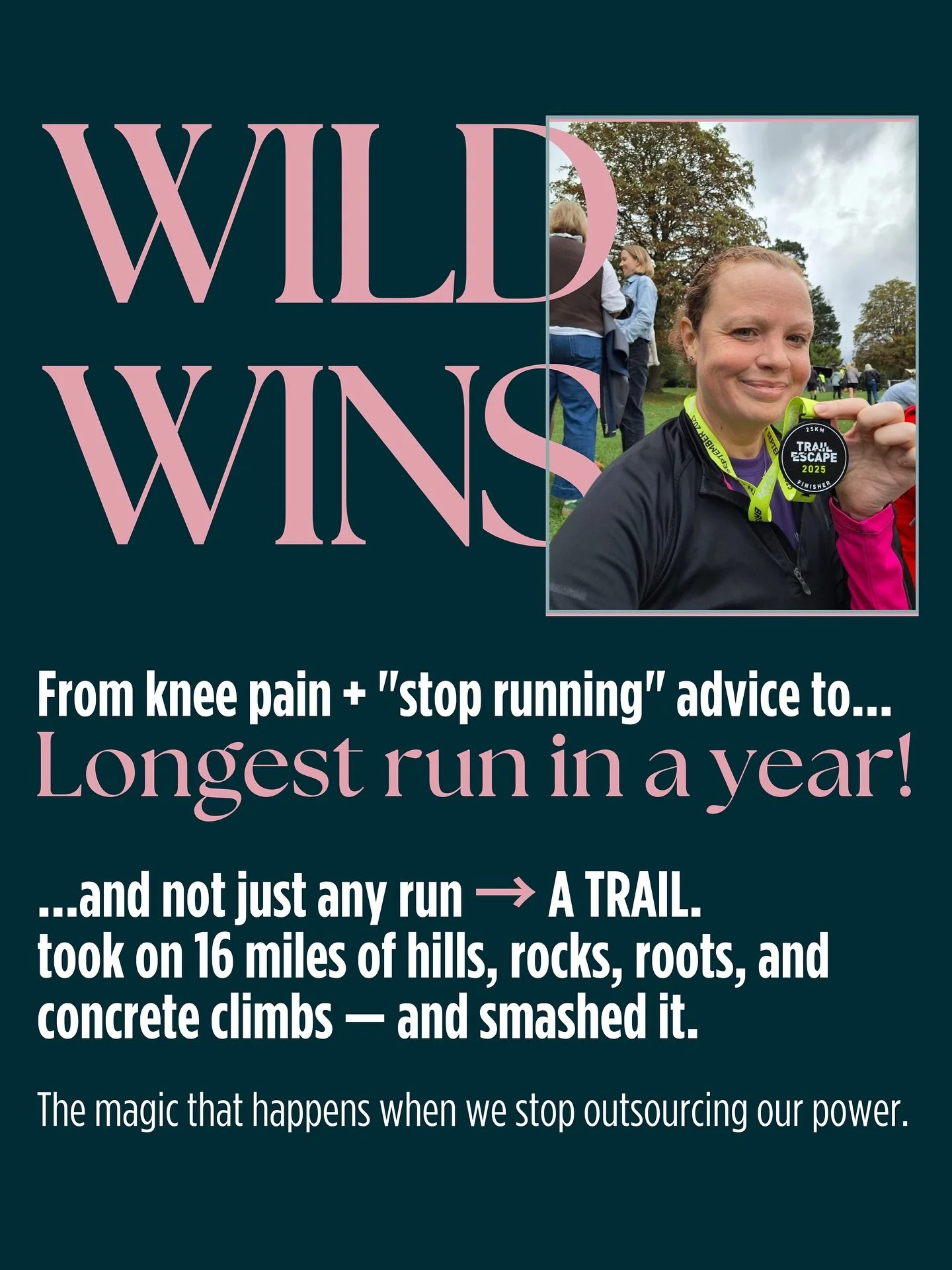 She didn&rsquo;t just finish the race &mdash; she rewrote the rules.

16 miles. Hills. Soft grass. Gravel. Tarmac.
A moment of curiosity at mile 14&hellip;
And she didn&rsquo;t freeze.
She figured it out.
Mid-race. Mid-movement. Mid-transformation.

