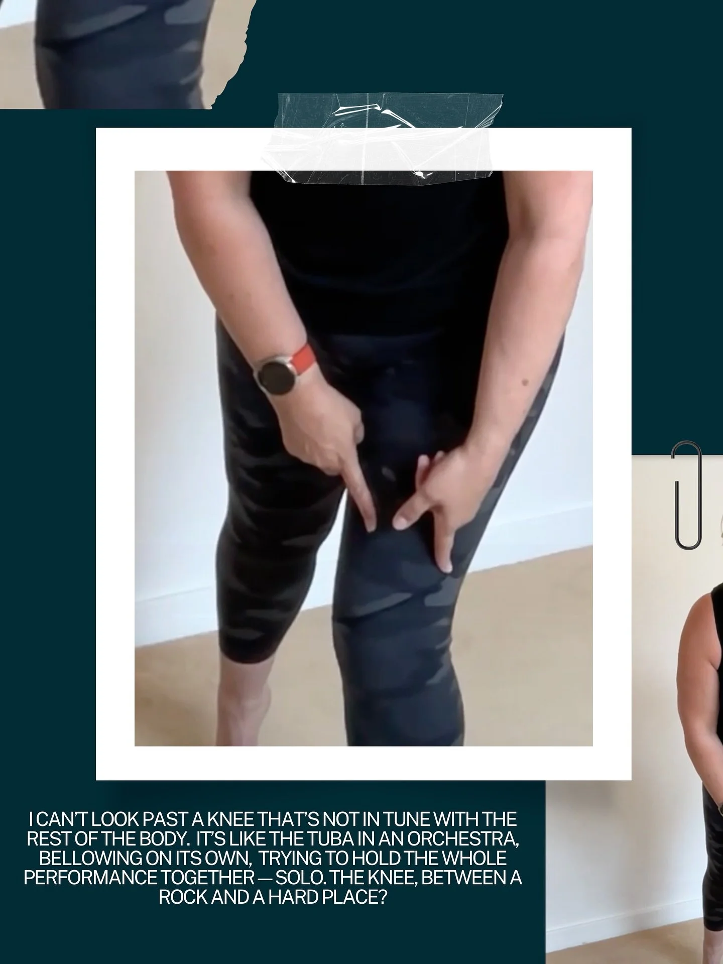 We&rsquo;ve been taught to fix what we should be tuning.
&rarr; To correct what was always meant to harmonise.
&rarr; To strengthen.
&rarr; To manage.

But your body doesn&rsquo;t need more controlling &mdash;
it needs tuning?

A knee hurting it isn&