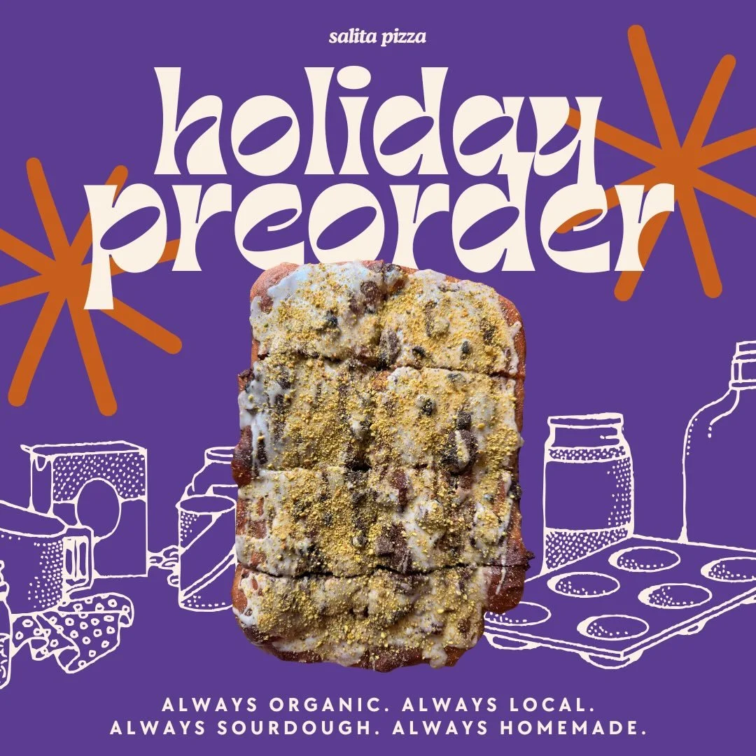 Holiday preorders are live again!  Get your orders in by 12/19, pick up on 12/23, from 9am-8pm, yes we will have bagels on the 23rd so plan to bring the family.  We put some favorites on this one, so if you see something you like snag it while you ca
