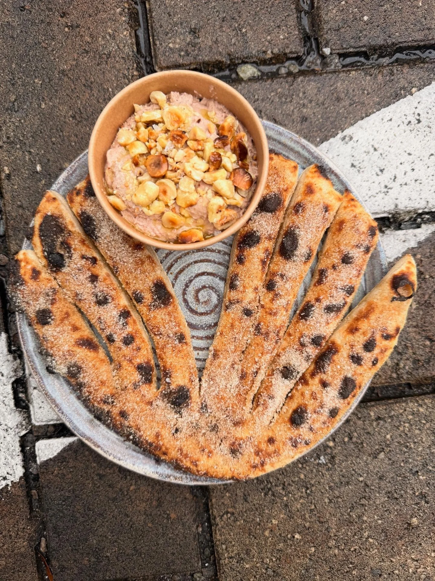 So we have this thing, it&rsquo;s warm and sweet and delicious.  Kind of great for a day like today.  It&rsquo;s a pizza dipper or as the others around here like to call it, Jimmy Paws.  Whatever you want to call it, just come get one and some pizza 