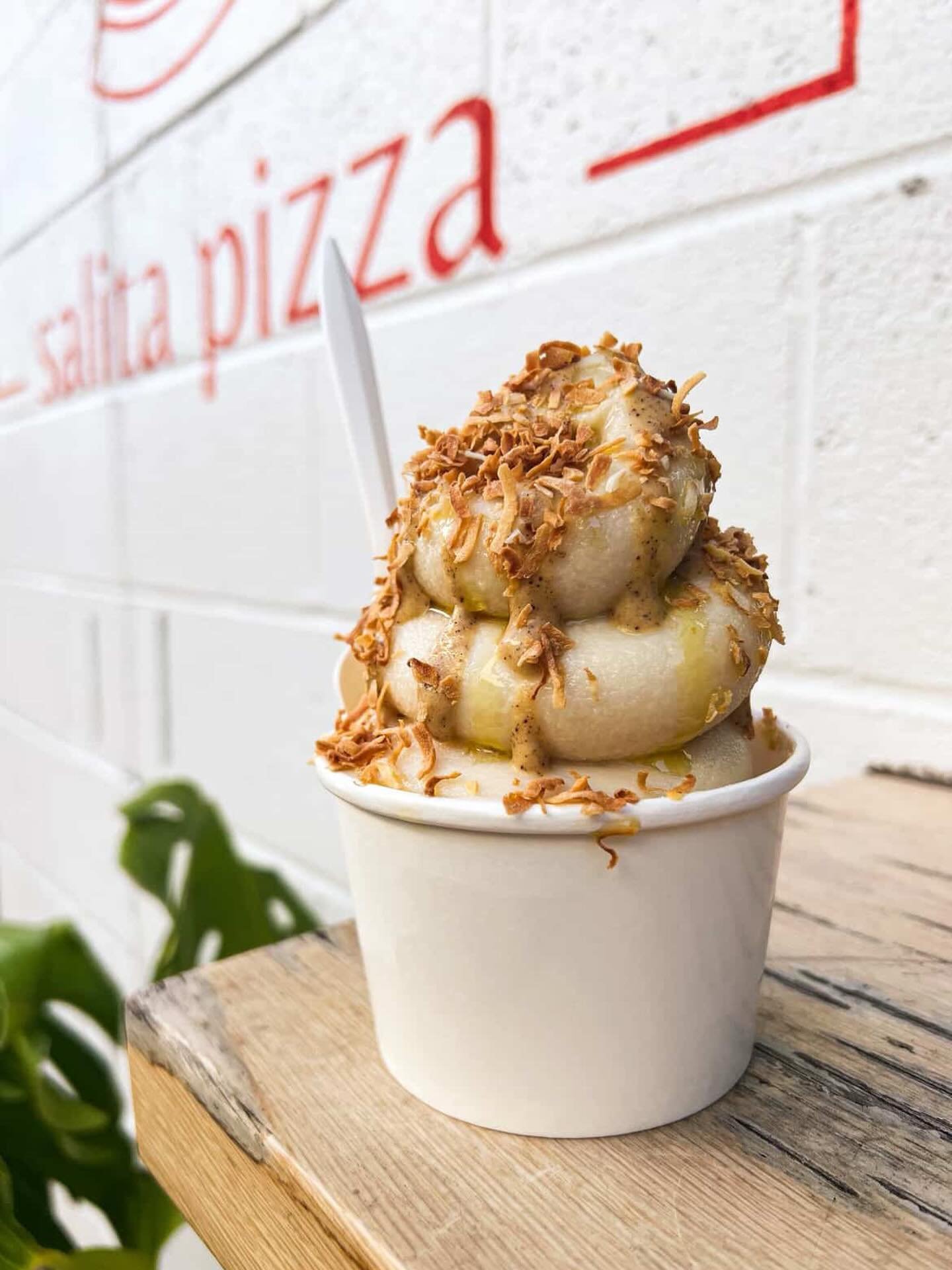 New soft serve day, because we all could you some of those tropical vibes right now.  Not just because it&rsquo;s cold, but we all could use an escape from reality these days.  Here&rsquo;s to channeling those summer beach vibes that we all could use
