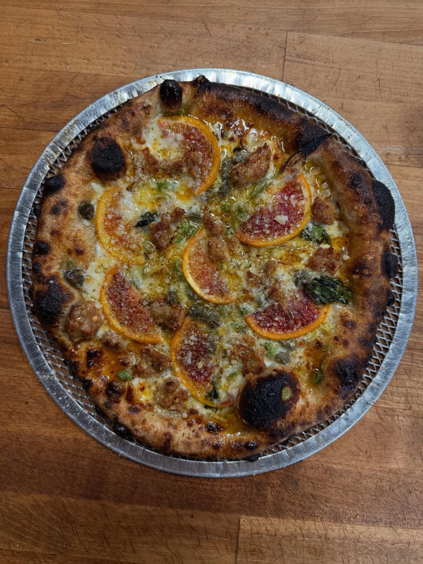 New pizza, not taken on the floor.  No, we are not letting the haters get to us, just short on time and this one&rsquo;s for our friend @devin_the_barber .  Floor pizzas don&rsquo;t go to guests, I&rsquo;m the only one that gets to enjoy a delicious 