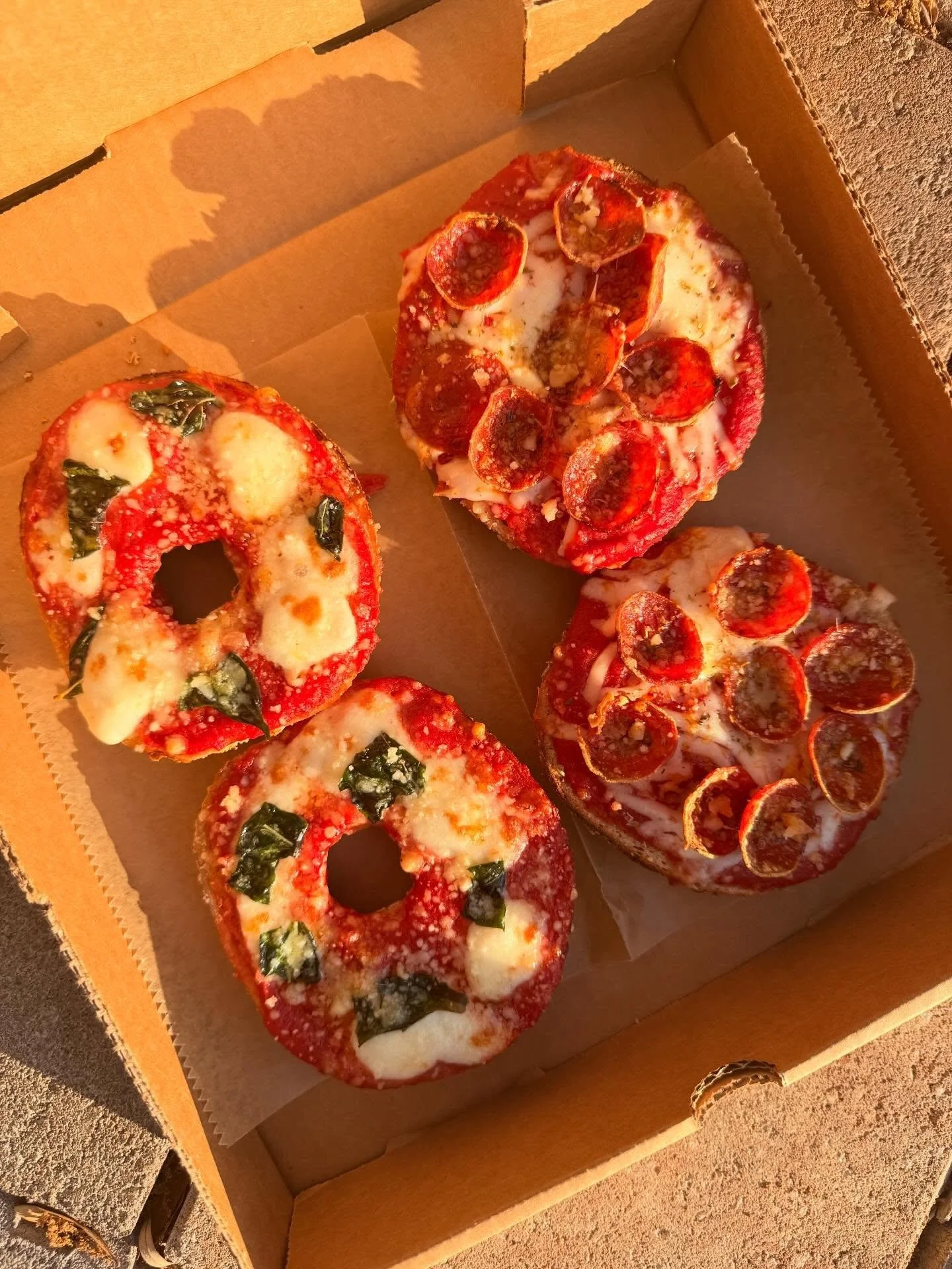 A little nostalgia served up every weekend starting at 9.  See you soon. 

Pizza Bagels - Pepperoni or Margherita - Choose Your Bagel