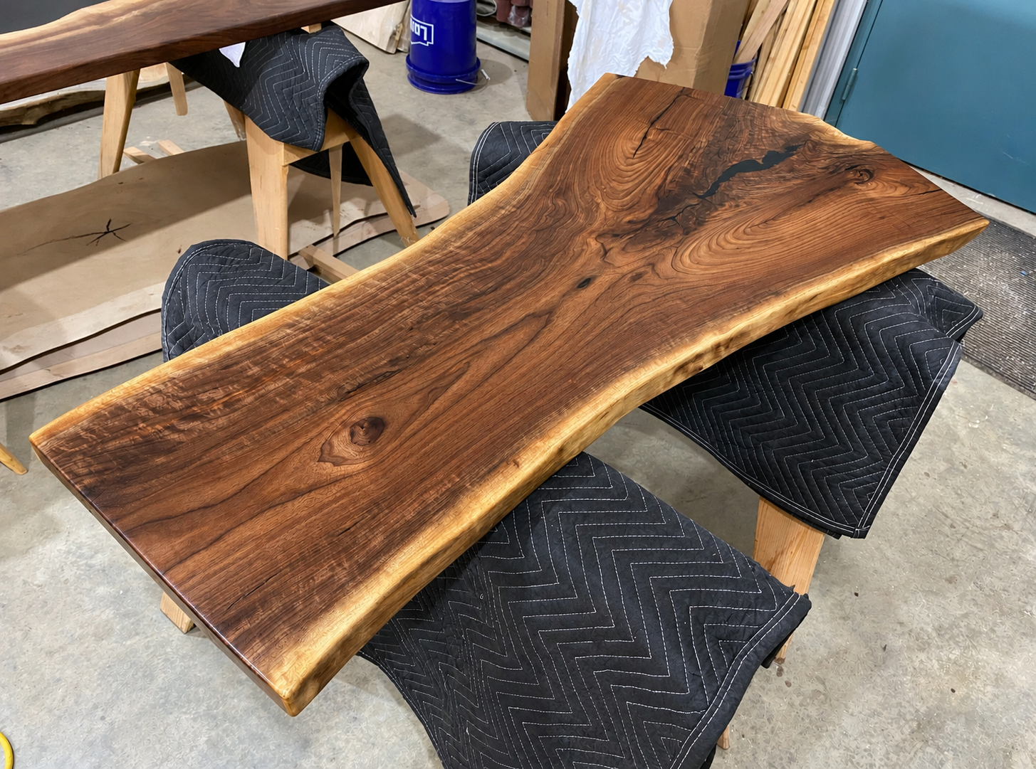 Live Edge Black Walnut Coffee Table Top