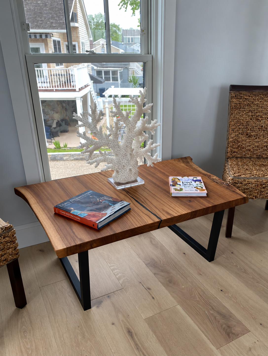 Exotic MonkeyPod Live Edge Coffee Table