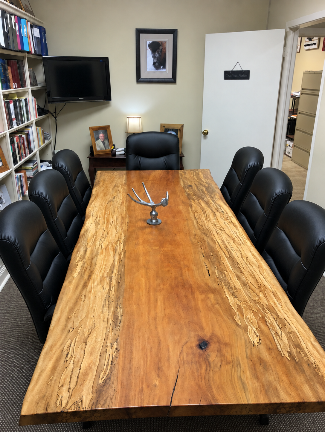 Spalted Sycamore Live Edge Conference Table