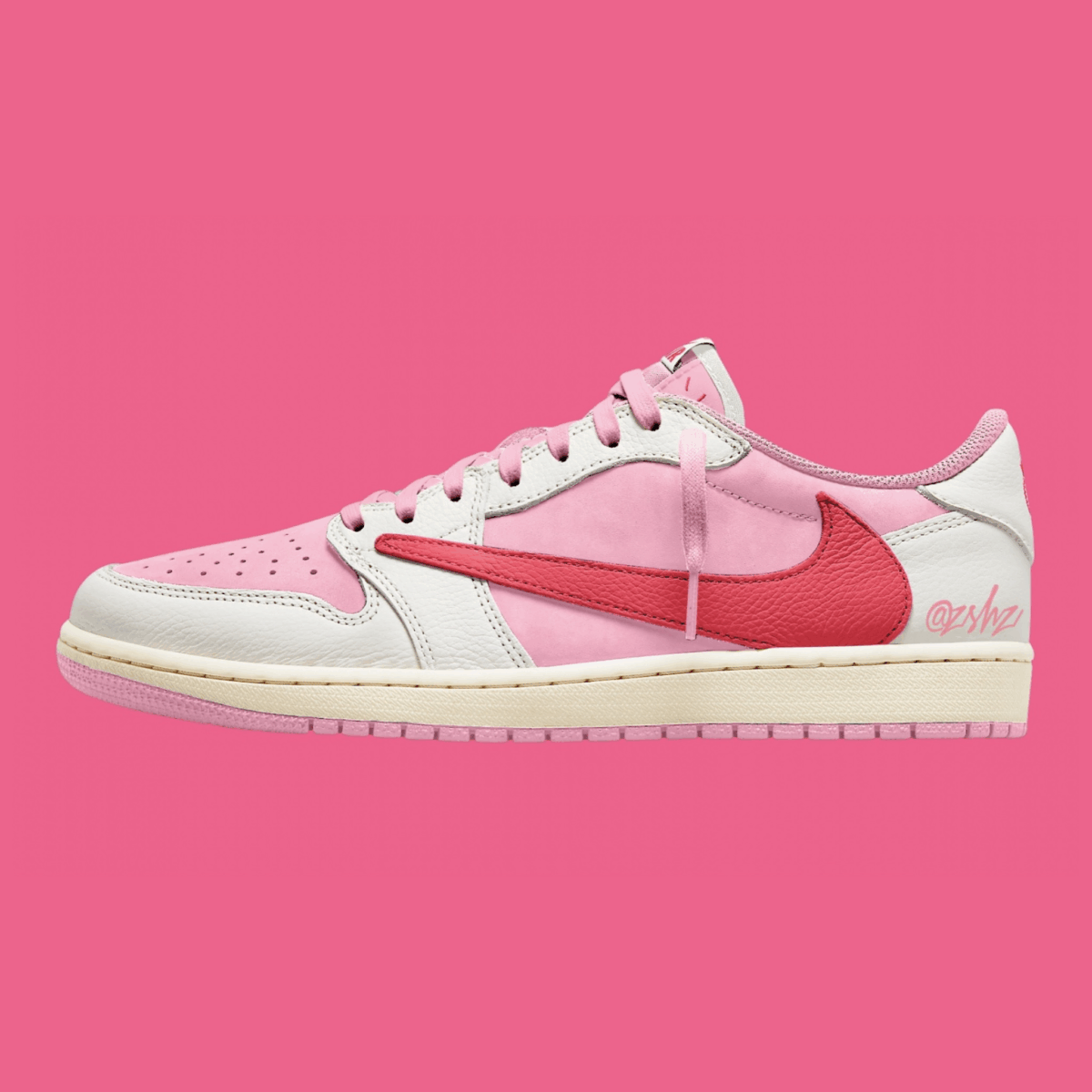 Travis Scott x Air Jordan 1 Low OG Shy Pink