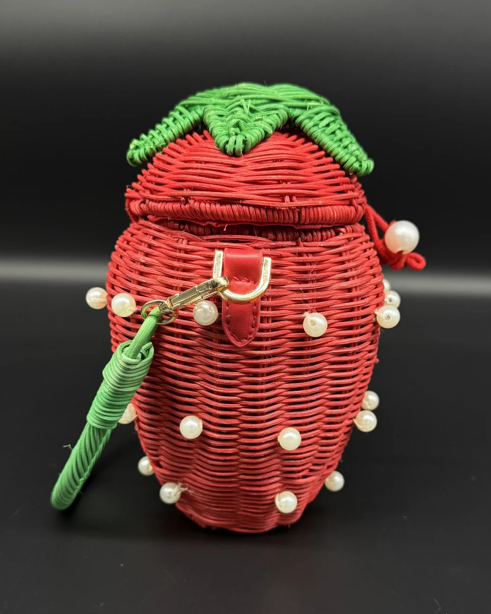 ショルダーバッグ・ポシェット kate spade x Target Embellished Strawberry Basket Bucket Bag Kate Spade New York x Target Pearl Embellished Strawberry