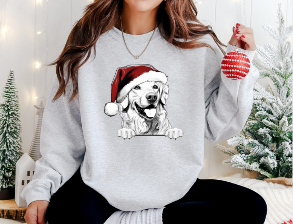 Golden Retriever Santa Hat.png