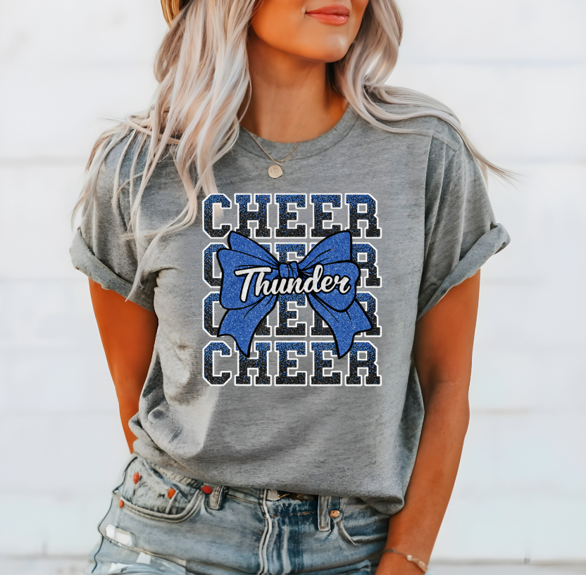 Adult Thunder Glitter Bow