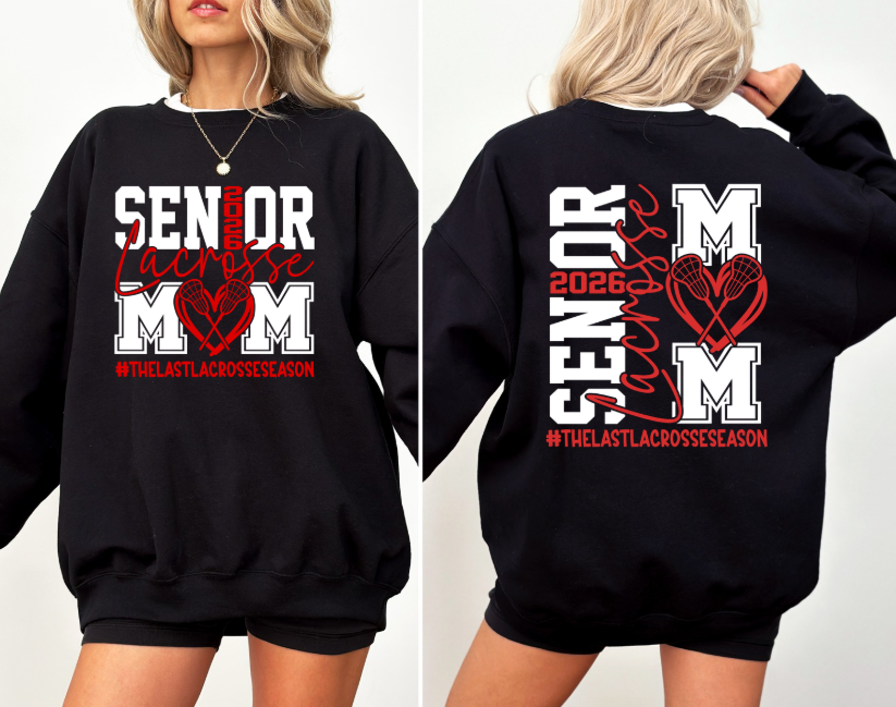 HHS Boys Lacrosse Senior Mom- Front & Back