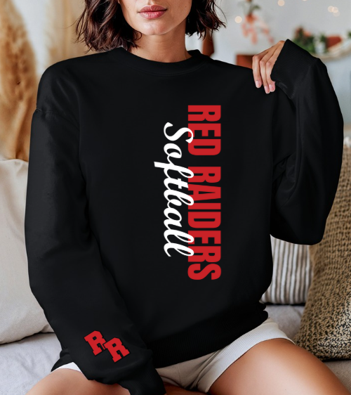 Adult Side Raiders Softball w/ RR on Sleeve