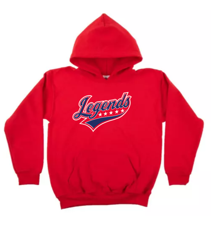 Legends Softball red hoodie mock.png