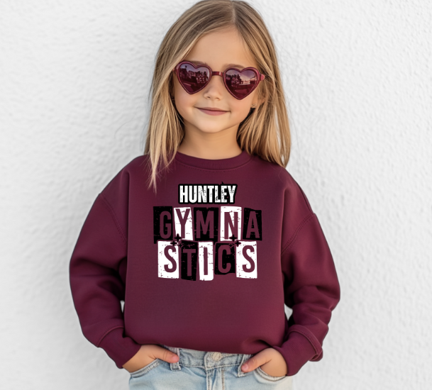 Huntley Gymnastics Block Maroon Crew Mock.png
