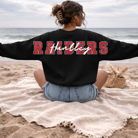 HYF Adult & Youth Raiders Oversized Letters Crewneck