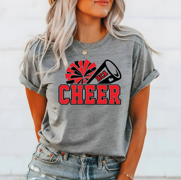 Adult Cheer with HCA on Megaphone