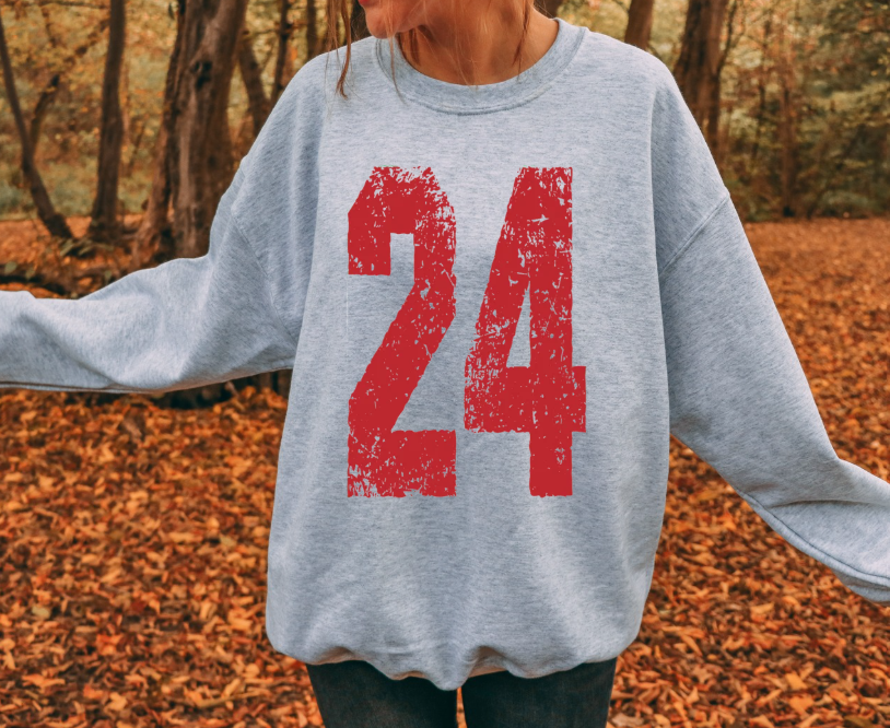 Sports Number Distressed